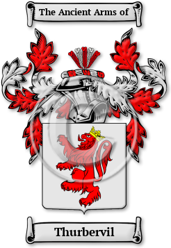 Thurbervil Family Crest Download (jpg) Legacy Series - 150 DPI