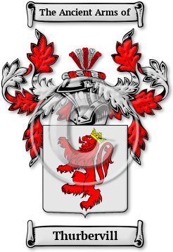 Thurbervill Family Crest Download (jpg) Legacy Series - 150 DPI