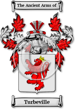 Turbeville Family Crest Download (jpg) Legacy Series - 150 DPI