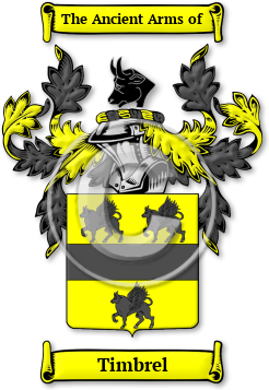 Timbrel Family Crest Download (jpg) Legacy Series - 150 DPI