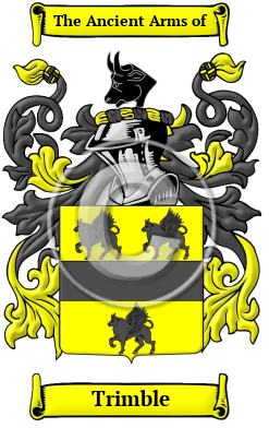 Trimble Family Crest Download (JPG) Heritage Series - 600 DPI