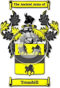 Trumbill Family Crest Download (jpg) Legacy Series - 150 DPI