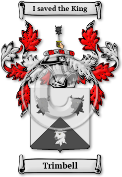 Trimbell Family Crest Download (jpg) Legacy Series - 150 DPI