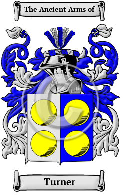 Turner Family Crest Download (JPG) Heritage Series - 600 DPI