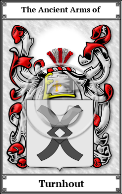 Turnhout Family Crest Download (JPG)  Book Plated - 150 DPI