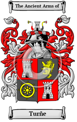 Turñe Family Crest Download (JPG) Heritage Series - 300 DPI