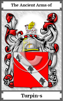 Turpin-s Family Crest Download (JPG)  Book Plated - 150 DPI