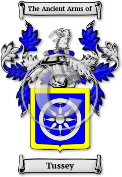 Tussey Family Crest Download (jpg) Legacy Series - 150 DPI