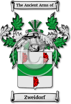 Zweidorf Family Crest Download (JPG) Legacy Series - 600 DPI