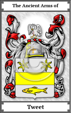 Tweet Family Crest Download (JPG)  Book Plated - 150 DPI