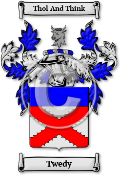 Twedy Family Crest Download (jpg) Legacy Series - 150 DPI