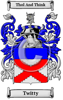 Twitty Family Crest Download (jpg) Heritage Series - 150 DPI