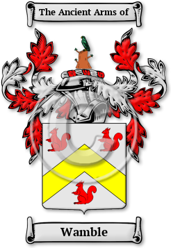 Wamble Family Crest Download (JPG) Legacy Series - 300 DPI