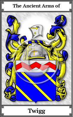 Twigg Family Crest Download (JPG)  Book Plated - 150 DPI