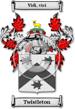 Twistleton Family Crest Download (jpg) Legacy Series - 150 DPI