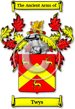 Twys Family Crest Download (JPG) Legacy Series - 600 DPI