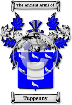 Tuppenny Family Crest Download (jpg) Legacy Series - 150 DPI