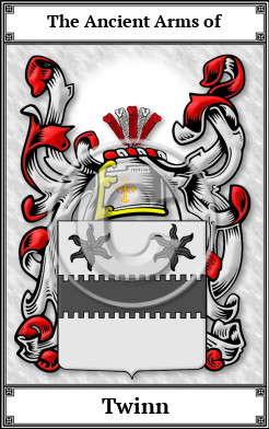 Twinn Family Crest Download (JPG)  Book Plated - 150 DPI