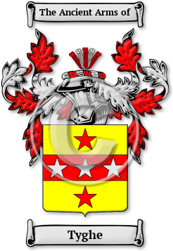 Tyghe Family Crest Download (jpg) Legacy Series - 150 DPI