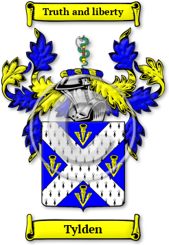 Tylden Family Crest Download (jpg) Legacy Series - 150 DPI