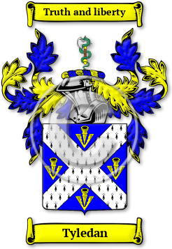 Tyledan Family Crest Download (jpg) Legacy Series - 150 DPI