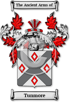 Tunmore Family Crest Download (jpg) Legacy Series - 150 DPI