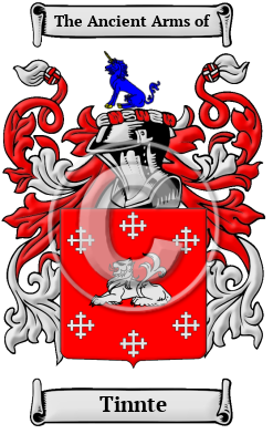 Tinnte Family Crest Download (JPG) Heritage Series - 600 DPI
