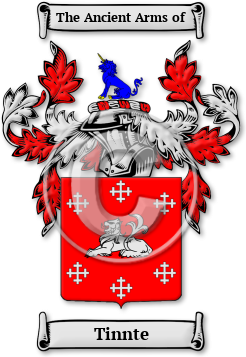 Tinnte Family Crest Download (jpg) Legacy Series - 150 DPI