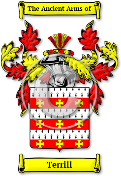 Terrill Family Crest Download (JPG) Legacy Series - 300 DPI