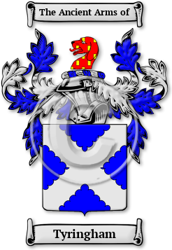 Tyringham Family Crest Download (jpg) Legacy Series - 150 DPI