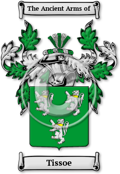 Tissoe Family Crest Download (jpg) Legacy Series - 150 DPI