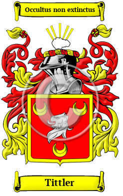 Tittler Family Crest/Coat of Arms