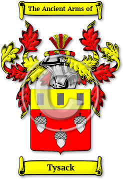 Tysack Family Crest Download (JPG) Legacy Series - 600 DPI