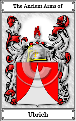 Ubrich Family Crest Download (JPG) Book Plated - 600 DPI