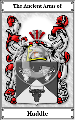Huddle Family Crest Download (JPG) Book Plated - 600 DPI