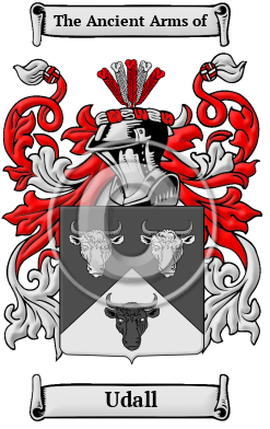 Udall Family Crest Download (JPG) Heritage Series - 600 DPI