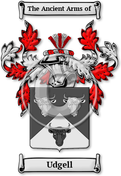 Udgell Family Crest Download (jpg) Legacy Series - 150 DPI