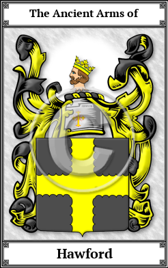 Hawford Family Crest Download (JPG)  Book Plated - 150 DPI