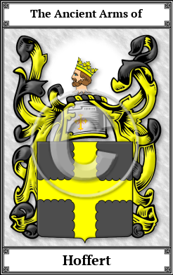 Hoffert Family Crest Download (JPG)  Book Plated - 150 DPI