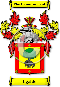 Ugalde Family Crest Download (jpg) Legacy Series - 150 DPI