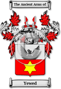 Yewed Family Crest Download (jpg) Legacy Series - 150 DPI