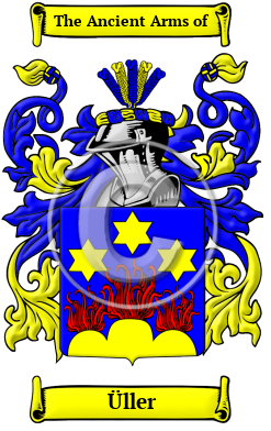 Üller Family Crest/Coat of Arms