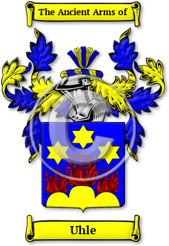 Uhle Family Crest Download (jpg) Legacy Series - 150 DPI