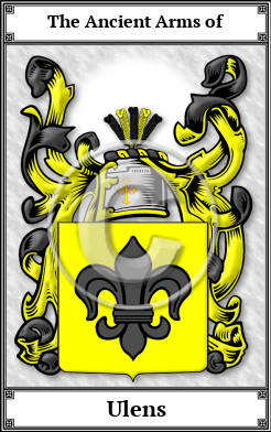 Ulens Family Crest Download (JPG)  Book Plated - 150 DPI