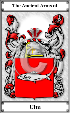 Ulm Family Crest Download (JPG)  Book Plated - 150 DPI