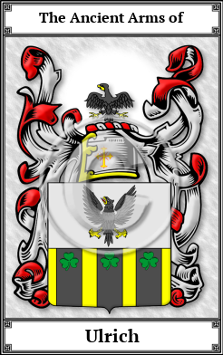 Ulrich Family Crest Download (JPG)  Book Plated - 150 DPI