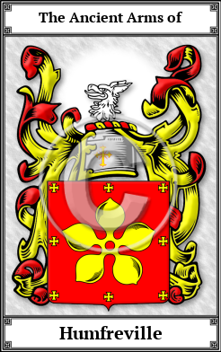 Humfreville Family Crest Download (JPG) Book Plated - 600 DPI