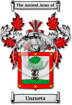 Unzueta Family Crest Download (jpg) Legacy Series - 150 DPI