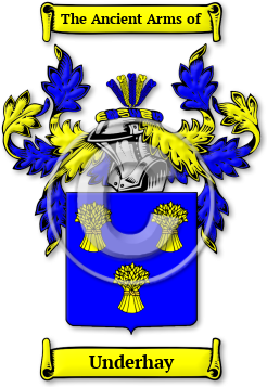 Underhay Family Crest Download (JPG) Legacy Series - 300 DPI