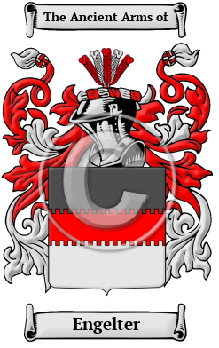 Engelter Family Crest Download (JPG) Heritage Series - 300 DPI